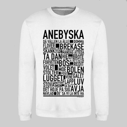 Anebyska Dialekt Text Sweatshirt