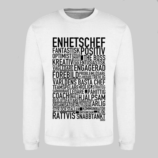 Enhetschef Text Sweatshirt