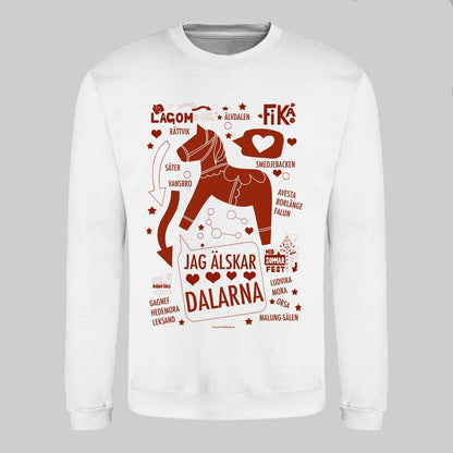 Älskar Dalarna Text Sweatshirt