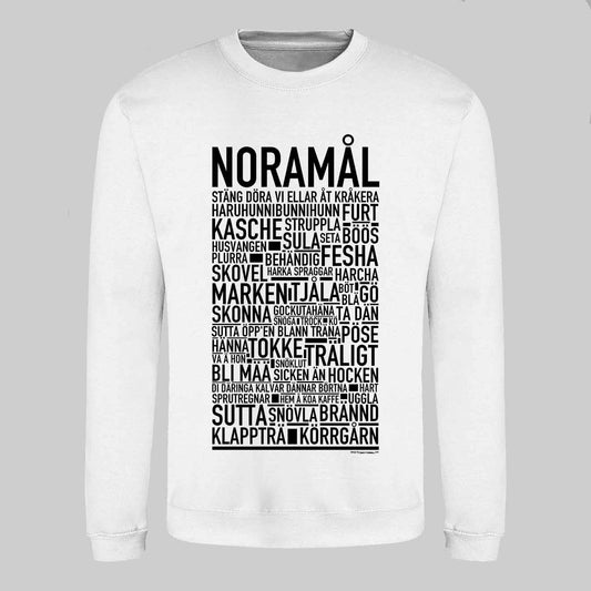 Noramål Dialekt Text Sweatshirt