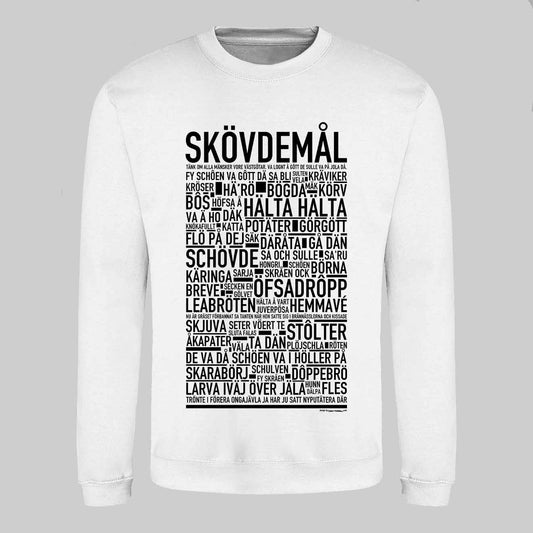 Skövdemål Dialekt Text Sweatshirt