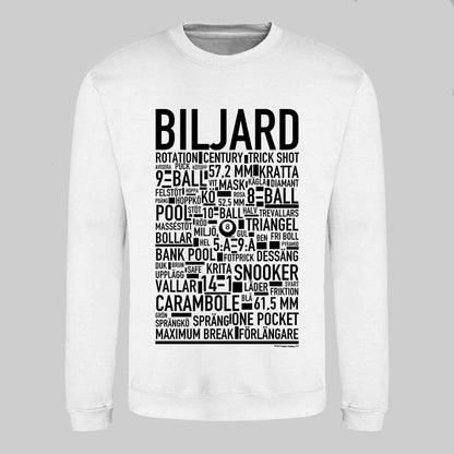 Biljard Text Sweatshirt