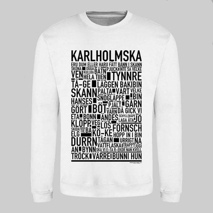 Karlholmska Dialekt Text Sweatshirt