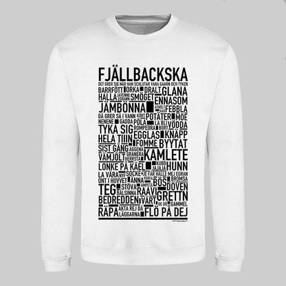 Fjällbackska Dialekt Text Sweatshirt
