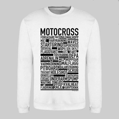 Motocross Text Sweatshirt