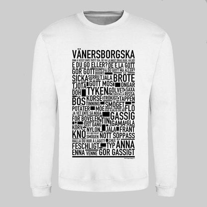 Vänersborgska Dialekt Text Sweatshirt