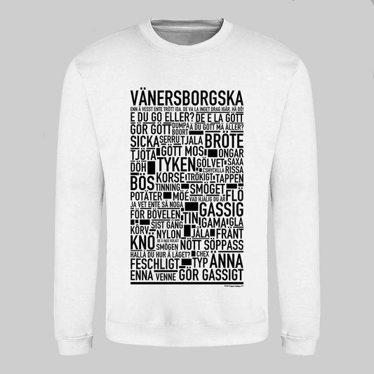 Vänersborgska Dialekt Text Sweatshirt