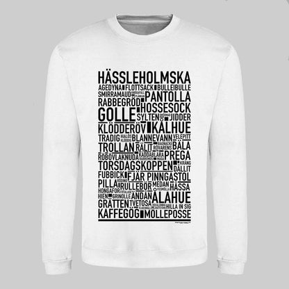 Hässleholmska Dialekt Text Sweatshirt