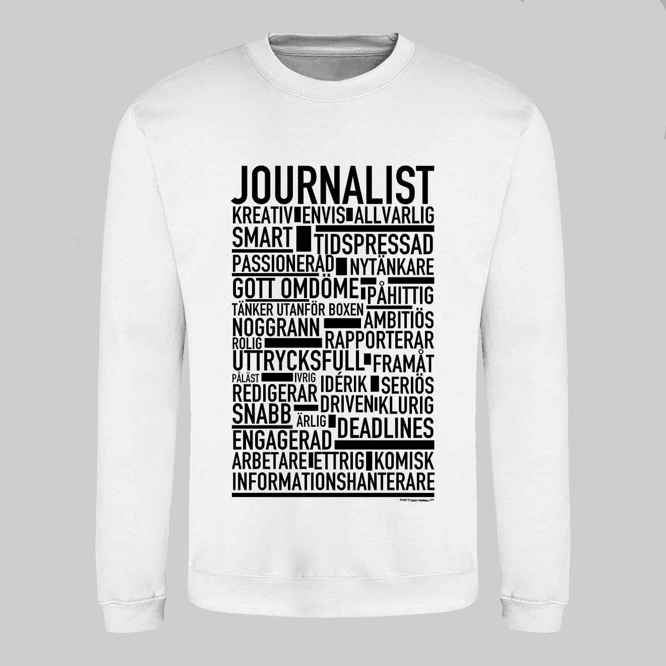 Journalist Text Sweatshirt