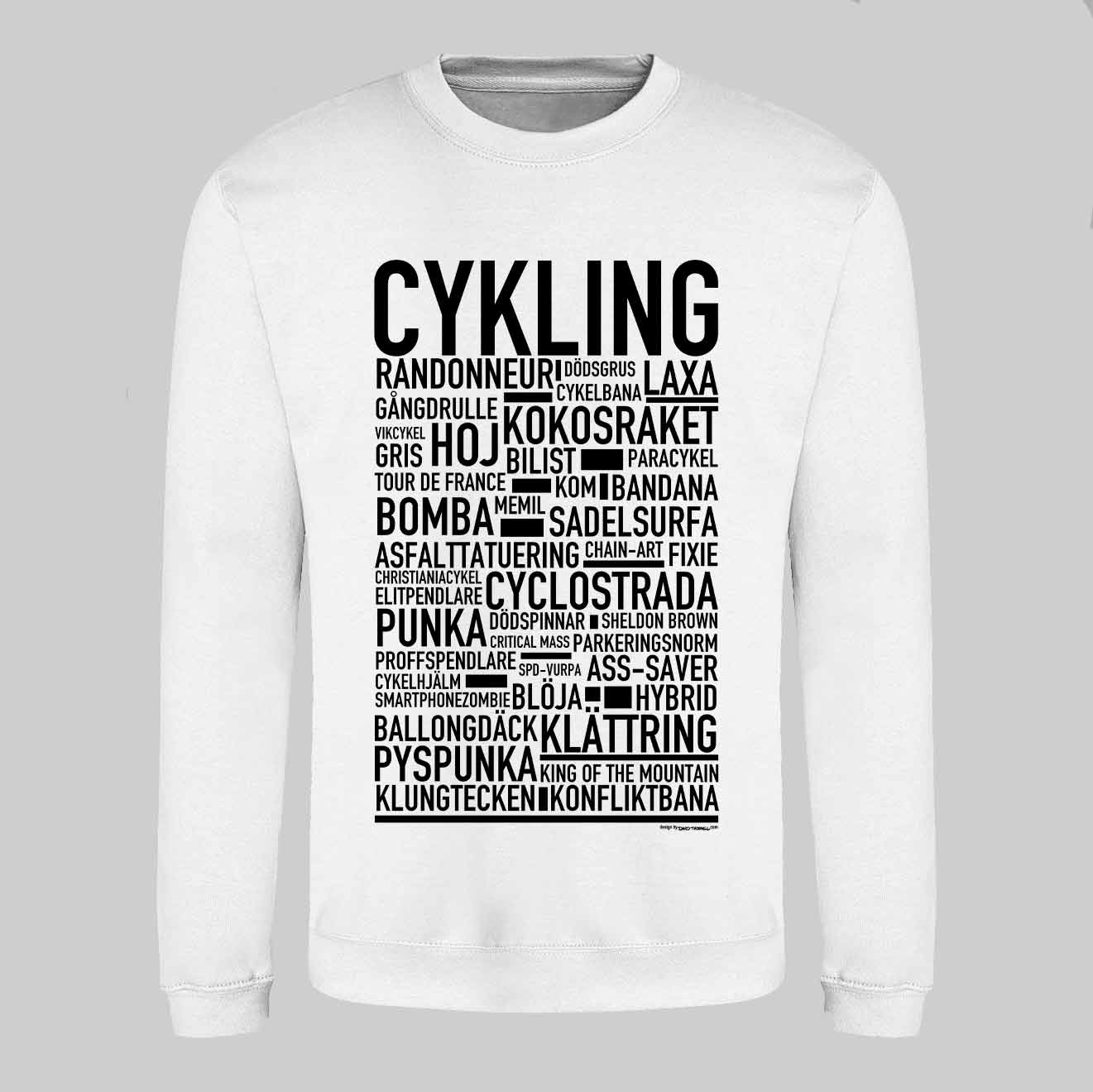 Cykling Text Sweatshirt