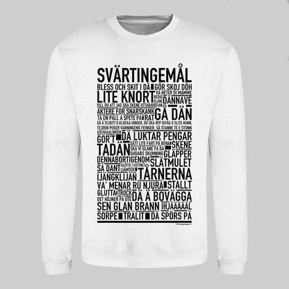 Svärtingemål Dialekt Text Sweatshirt