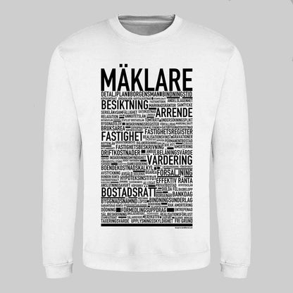 Mäklare Text Sweatshirt