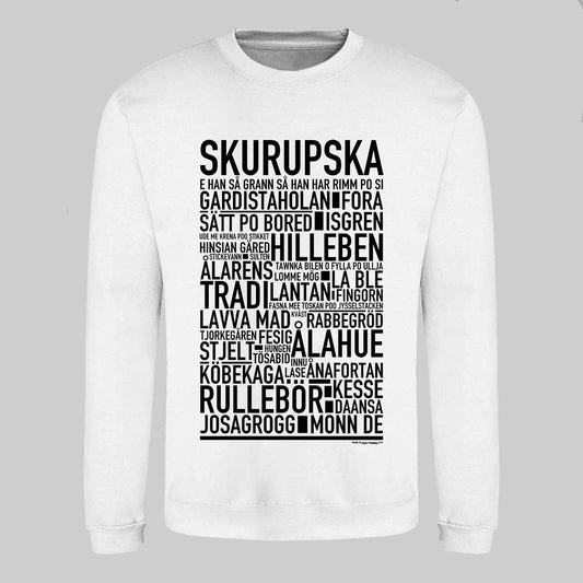 Skurupska Dialekt Text Sweatshirt