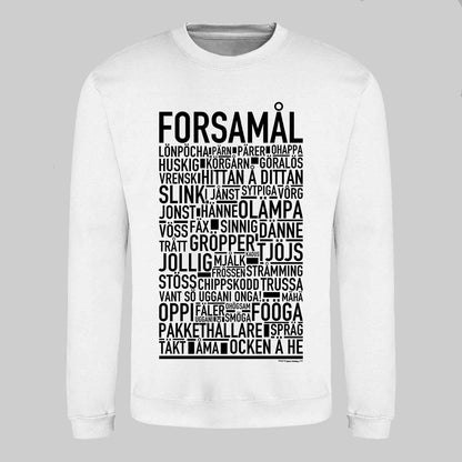Forsamål Dialekt Text Sweatshirt