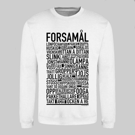 Forsamål Dialekt Text Sweatshirt