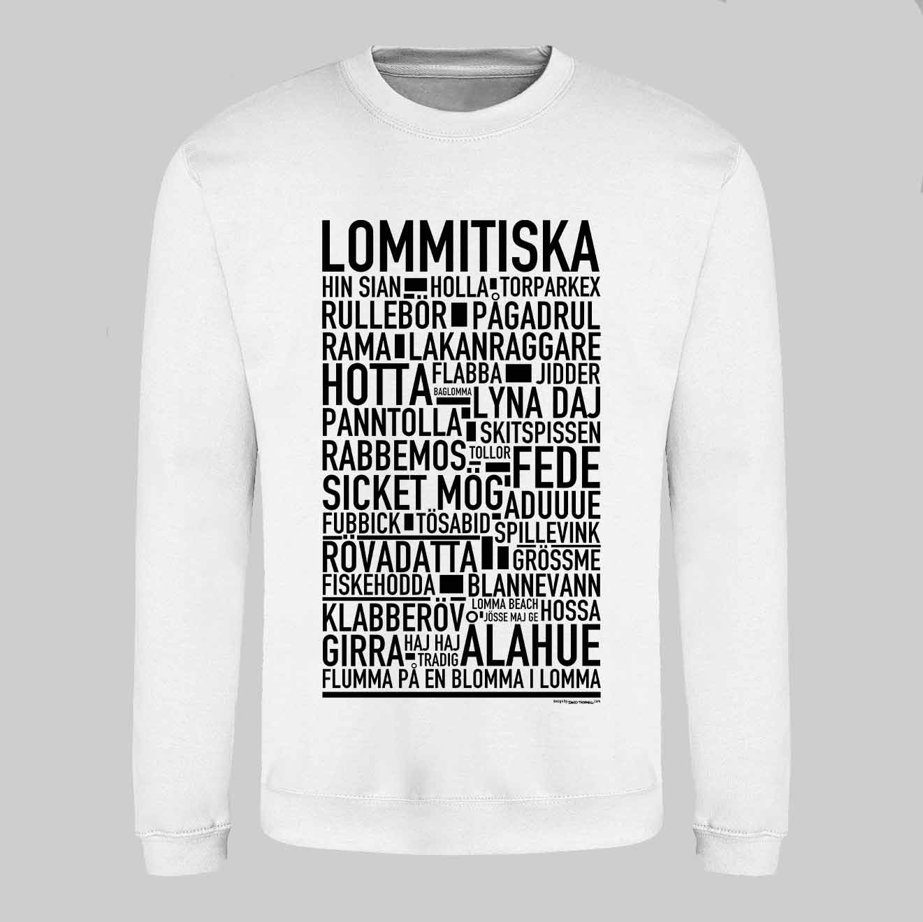 Lommitiska V2 Dialekt Text Sweatshirt