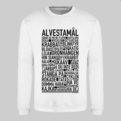 Alvestamål Dialekt Text Sweatshirt
