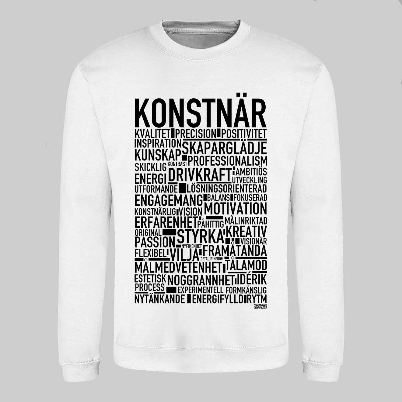Konstnär Text Sweatshirt