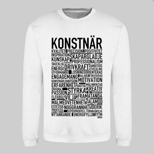 Konstnär Text Sweatshirt