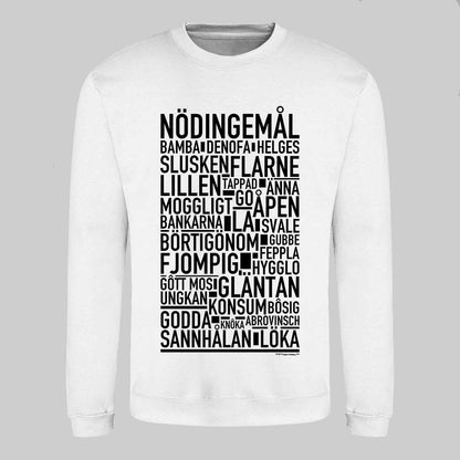 Nödingemål Dialekt Text Sweatshirt