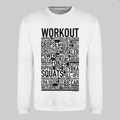 Workout Text Sweatshirt
