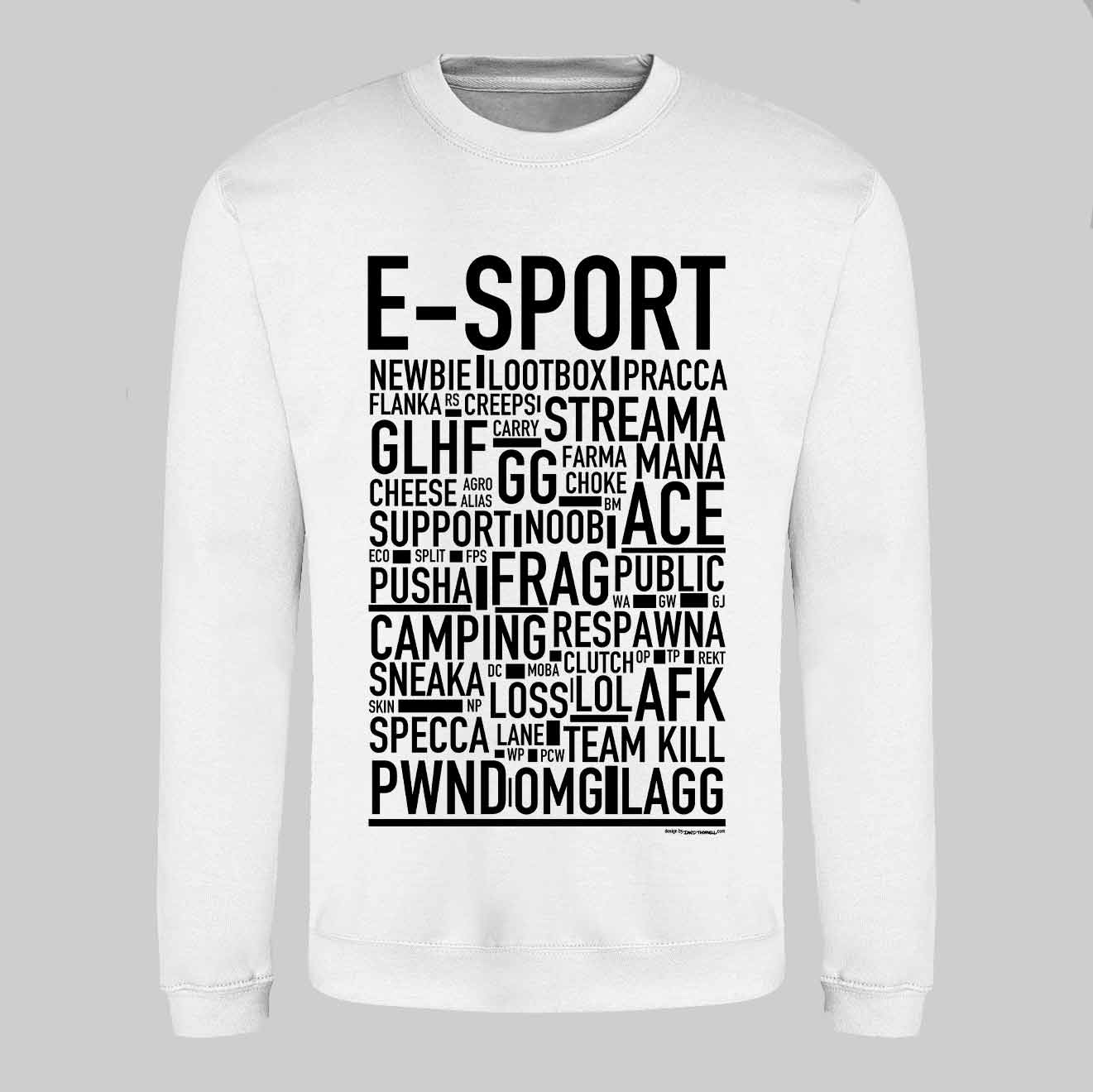 E-Sport Text Sweatshirt