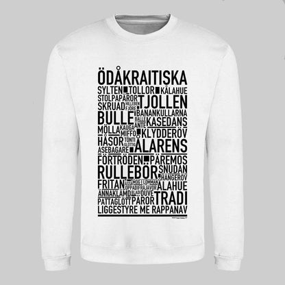 Ödåkraitiska Dialekt Text Sweatshirt