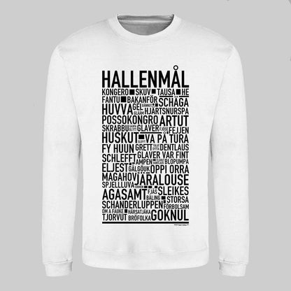 Hallenmål Dialekt Text Sweatshirt