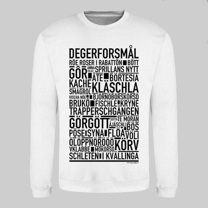 Degerforsmål Dialekt Text Sweatshirt