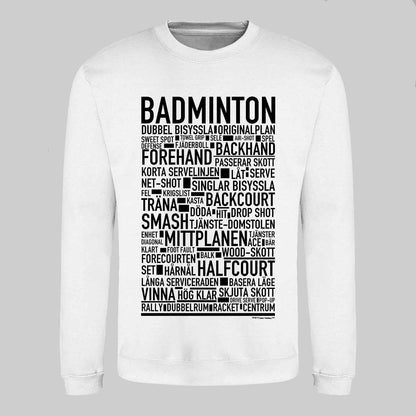Badminton Text Sweatshirt