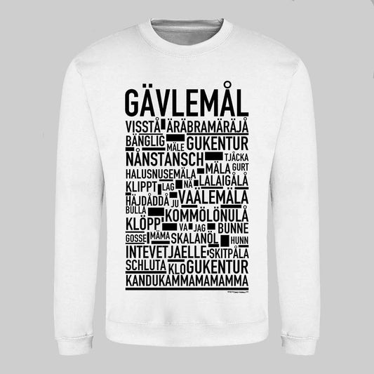 Gävlemål Dialekt Text Sweatshirt
