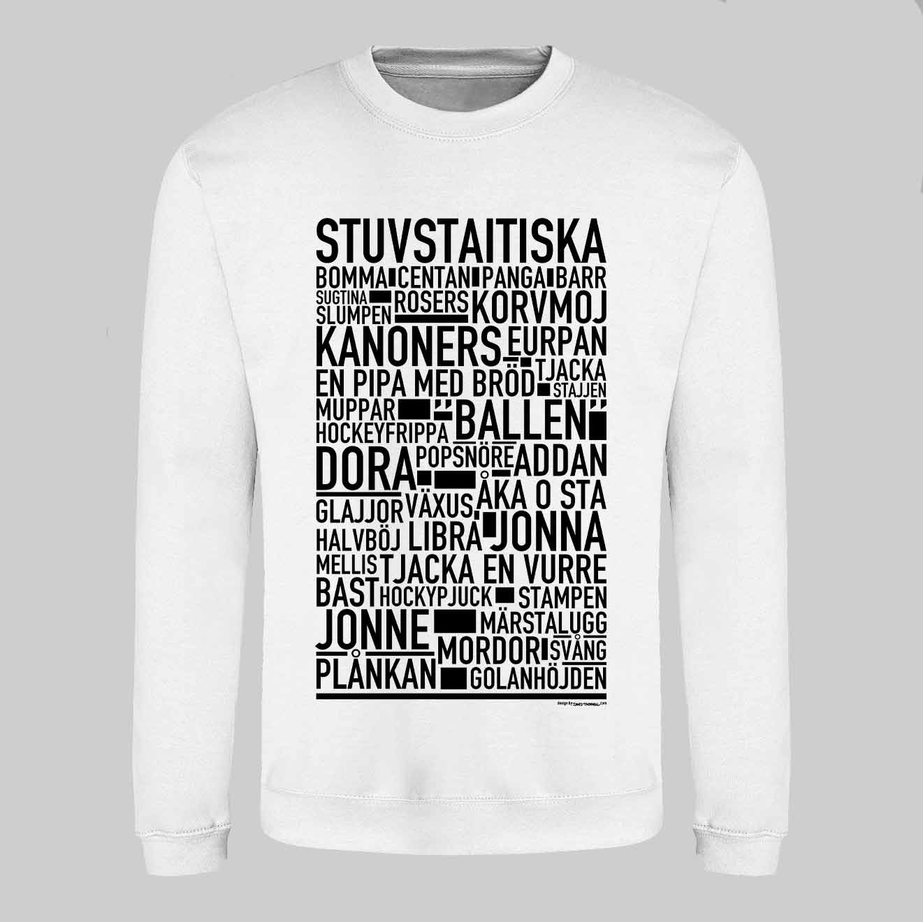 Stuvstaitiska Dialekt Text Sweatshirt