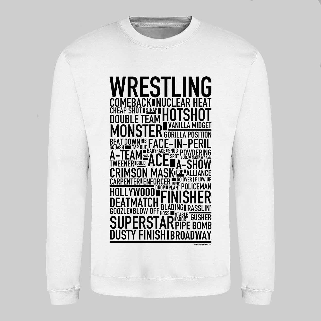 Wrestling Text Sweatshirt
