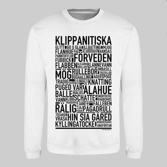 Klippanitiska Dialekt Text Sweatshirt