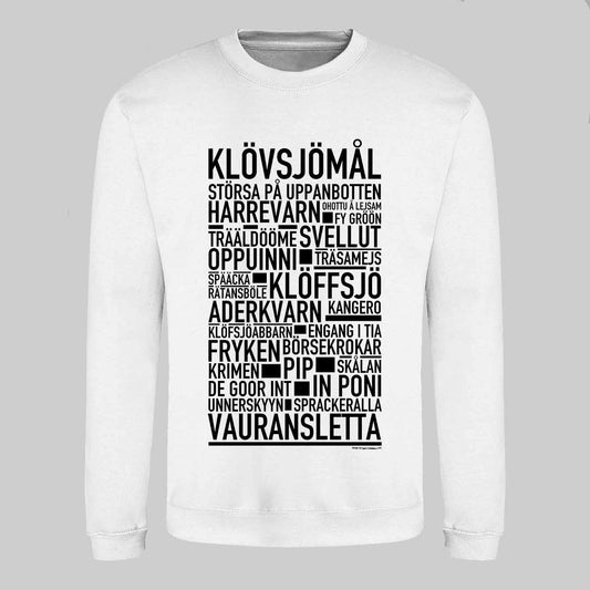 Klövsjömål Dialekt Text Sweatshirt