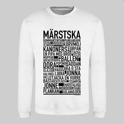 Märstska Dialekt Text Sweatshirt