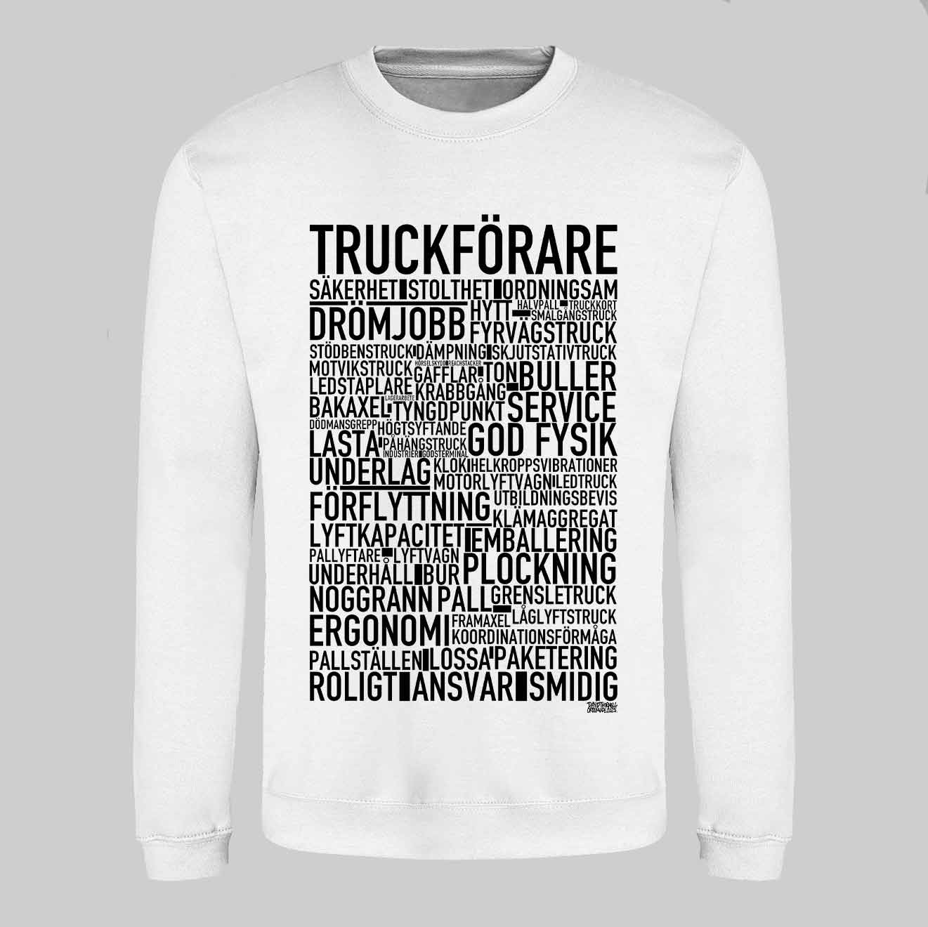 Truckförare Text Sweatshirt