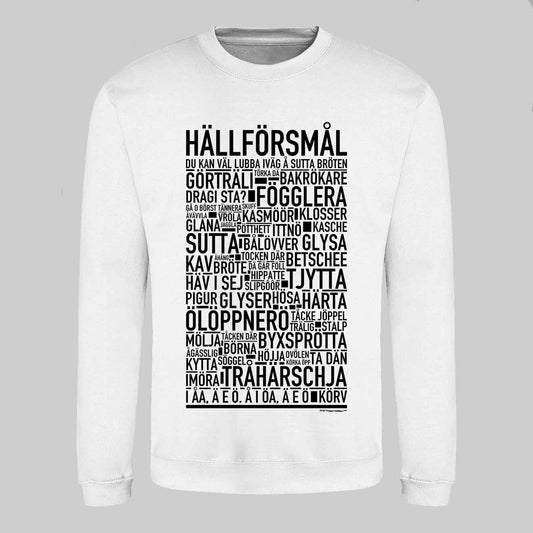 Hällförsmål Dialekt Text Sweatshirt