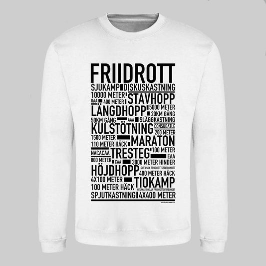 Friidrott Text Sweatshirt