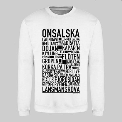 Onsalska Dialekt Text Sweatshirt