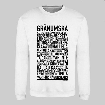 Gränumska Dialekt Text Sweatshirt