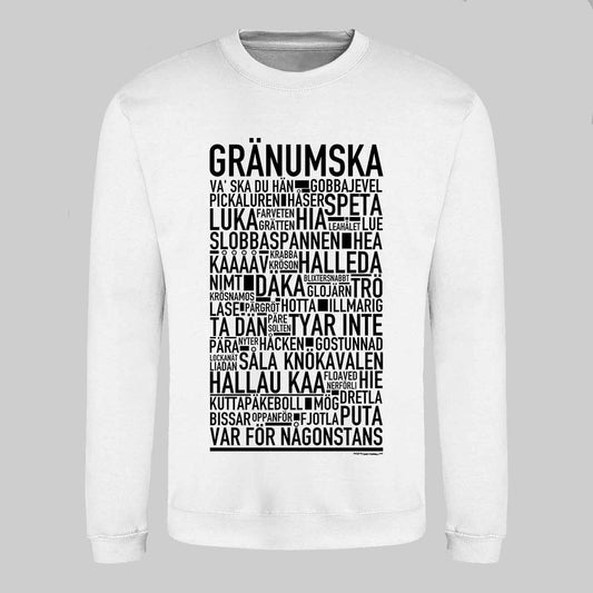 Gränumska Dialekt Text Sweatshirt