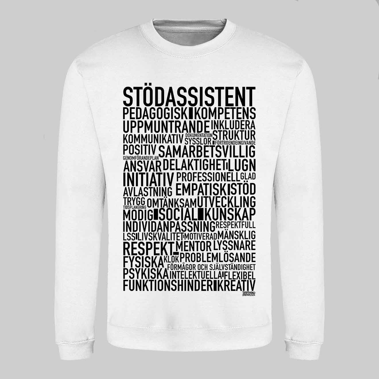 Stödassistent 2025 Text Sweatshirt