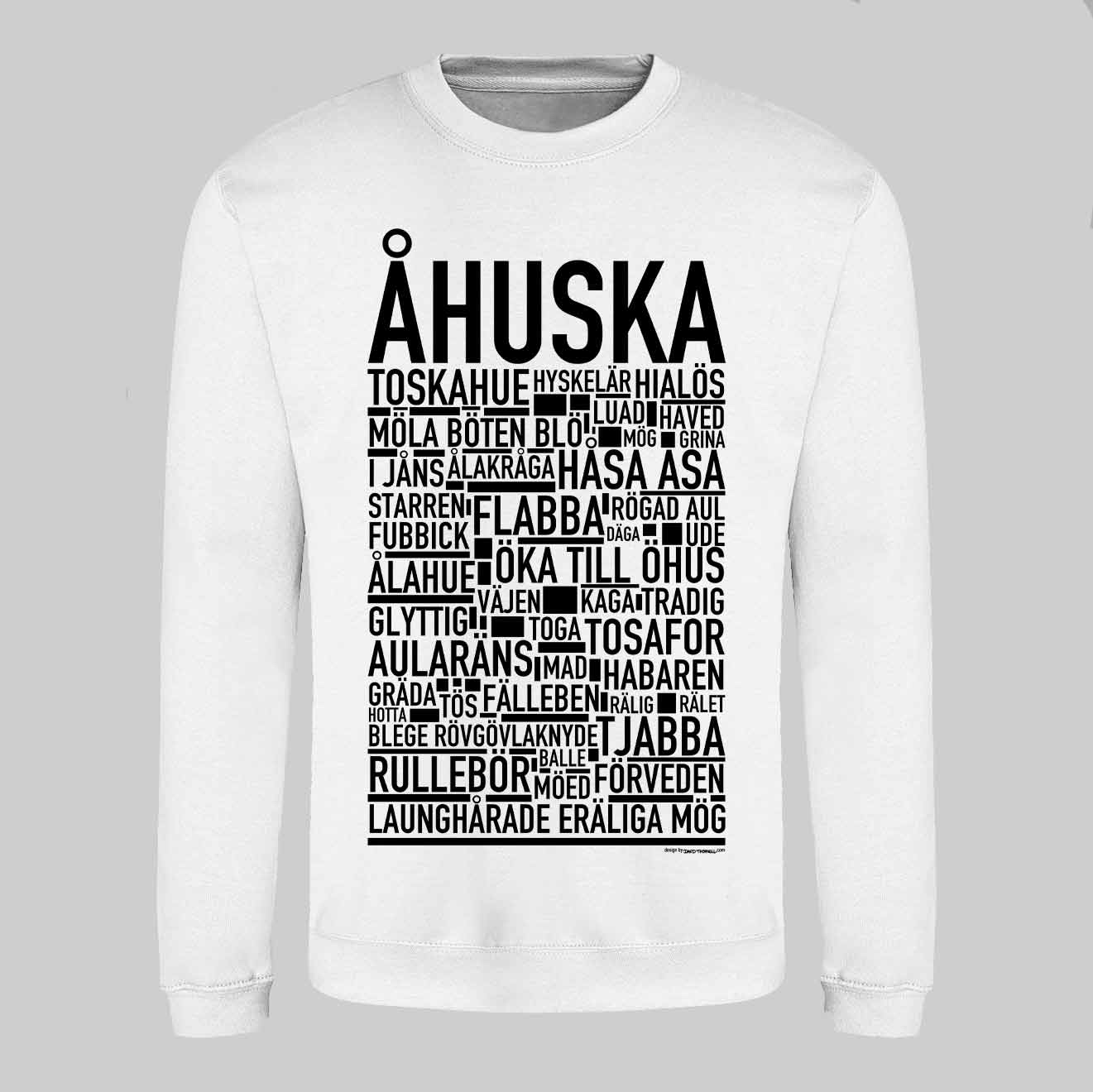 Åhuska Dialekt Text Sweatshirt