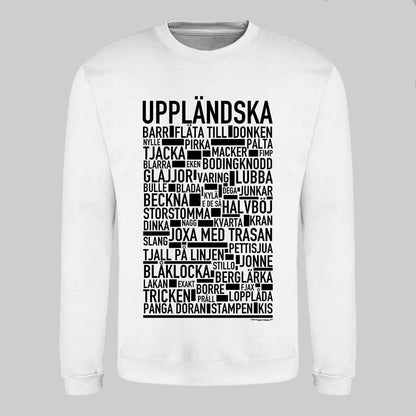 Uppländska Dialekt Text Sweatshirt