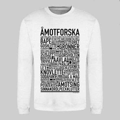 Åmotforska Dialekt Text Sweatshirt