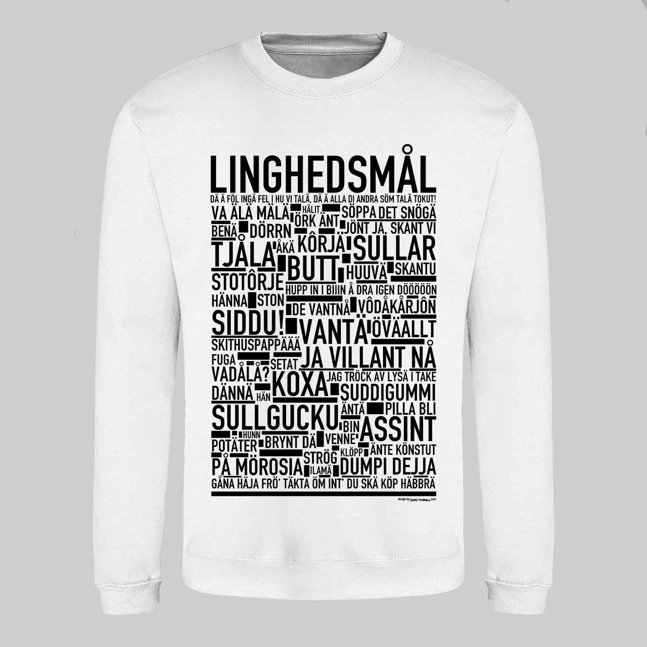 Linghedsmål Dialekt Text Sweatshirt