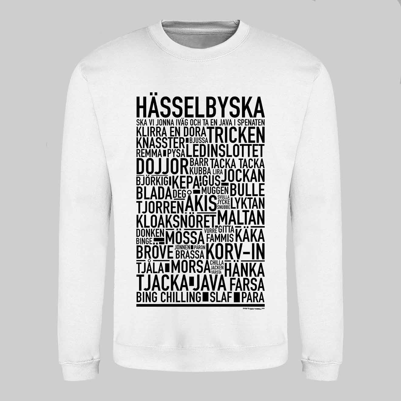 Hässelbyska Dialekt Text Sweatshirt