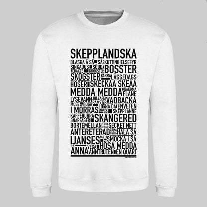 Skepplandska Dialekt Text Sweatshirt