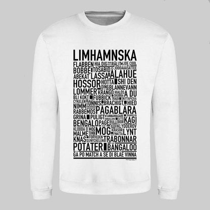 Limhamnska Dialekt Text Sweatshirt